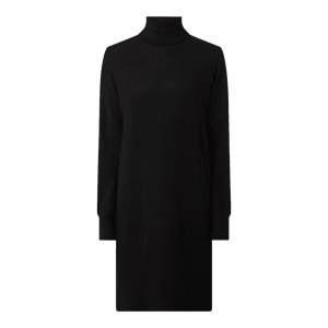 Czarna sukienka Marc O'Polo z długim rękawem z golfem z kaszmiru