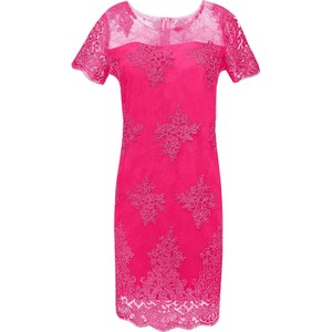Różowa sukienka Fokus midi