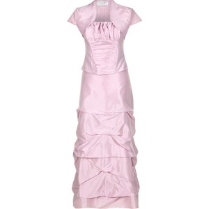 Różowa sukienka Fokus gorsetowa