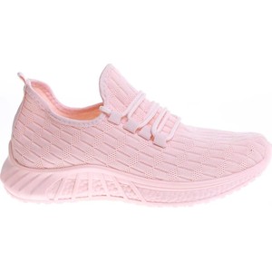 Różowe buty sportowe Pantofelek24 w sportowym stylu sznurowane
