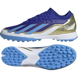 Niebieskie buty sportowe Adidas sznurowane z tkaniny w sportowym stylu