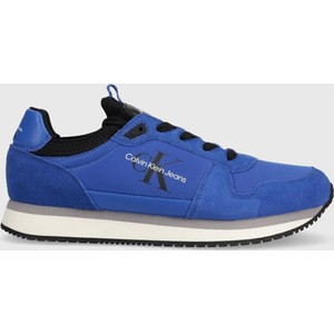 Niebieskie buty sportowe Calvin Klein sznurowane