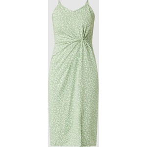 Zielona sukienka EDITED na ramiączkach midi w stylu casual