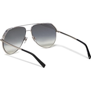 Srebrne okulary damskie Givenchy