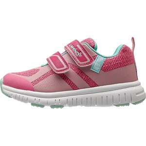 Różowe buty sportowe dziecięce Lamino z tkaniny na rzepy