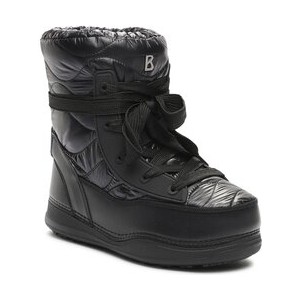 Czarne buty zimowe Bogner