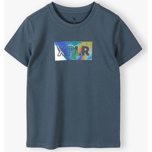 Koszulka dziecięca Lincoln & Sharks By 5.10.15. z bawełny dla chłopców z krótkim rękawem