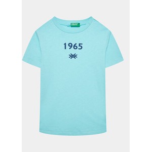 Niebieska koszulka dziecięca United Colors Of Benetton dla chłopców