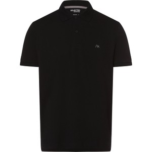 Czarna koszulka polo Selected w stylu casual