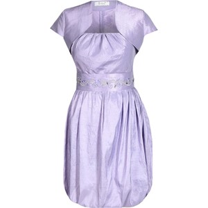 Fioletowa sukienka Fokus mini z krótkim rękawem