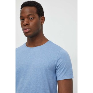 Niebieski t-shirt answear.com z krótkim rękawem
