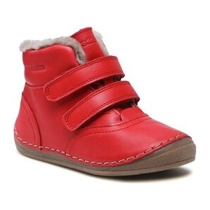 Czerwone buty dziecięce zimowe Froddo na rzepy