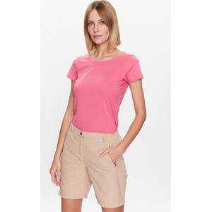 Różowy t-shirt Regatta z krótkim rękawem