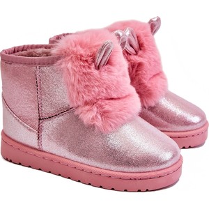 Różowe buty dziecięce zimowe Fr1