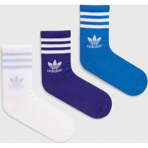 Niebieskie skarpetki Adidas Originals