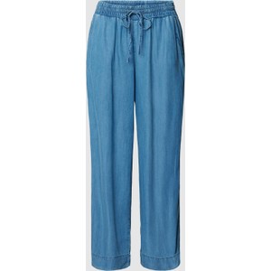 Niebieskie spodnie Mazine w stylu retro