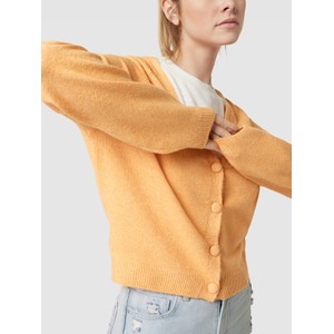 Pomarańczowy sweter Only w stylu casual z dzianiny