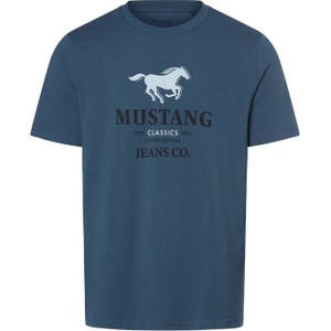 T-shirt Mustang z krótkim rękawem w młodzieżowym stylu z dżerseju