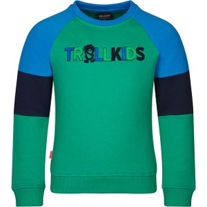 Zielona bluza dziecięca Trollkids dla chłopców