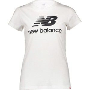 T-shirt New Balance w sportowym stylu z okrągłym dekoltem