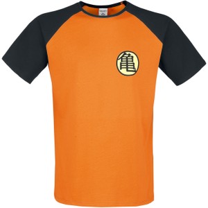 Pomarańczowy t-shirt Emp w stylu casual z bawełny