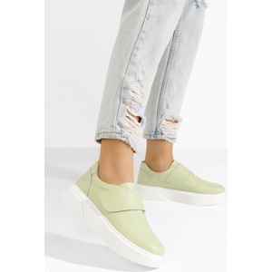 Zielone półbuty Zapatos