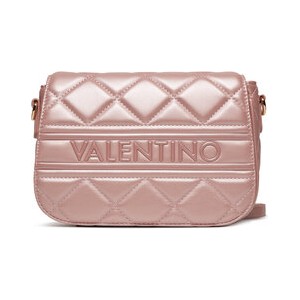 Różowa torebka Valentino w młodzieżowym stylu matowa na ramię
