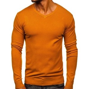 Pomarańczowy sweter Denley w stylu casual