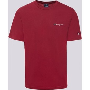 Czerwony t-shirt Champion z krótkim rękawem w stylu casual