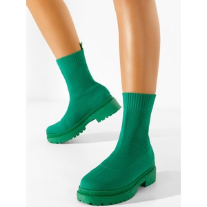 Zielone botki Zapatos