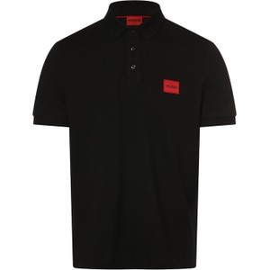 Czarny t-shirt Hugo Boss w stylu klasycznym z krótkim rękawem