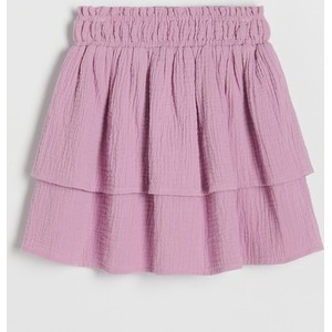 Fioletowa spódniczka dziewczęca Reserved z bawełny