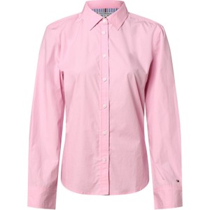Różowa koszula Tommy Hilfiger w stylu klasycznym