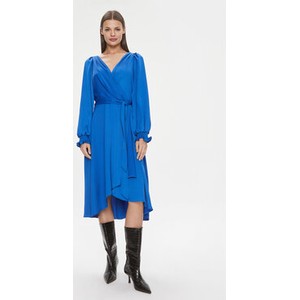 Niebieska sukienka DKNY