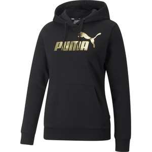 Czarna bluza Puma z kapturem w sportowym stylu