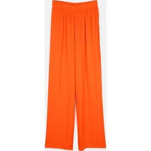 Pomarańczowe spodnie Gate w stylu casual