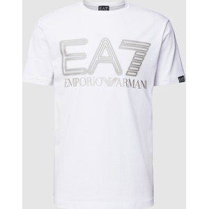 T-shirt Emporio Armani w młodzieżowym stylu z bawełny