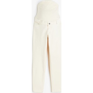 H & M & - MAMA Slim Ankle Jeans - Biały