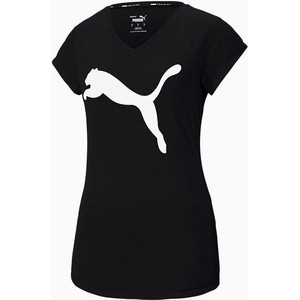 T-shirt Puma z okrągłym dekoltem z krótkim rękawem w sportowym stylu