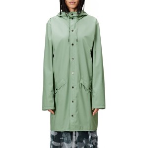 Zielona kurtka Rains w stylu casual długa