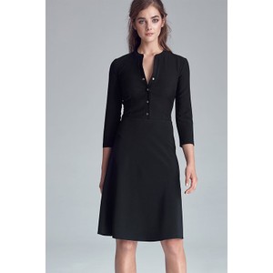 Czarna sukienka Nife mini w stylu casual