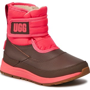 Czerwone buty dziecięce zimowe UGG Australia