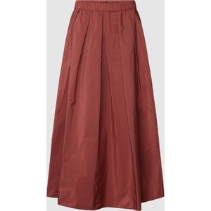 Czerwona spódnica MaxMara z bawełny midi
