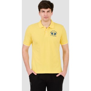 Żółta koszulka polo La Martina w stylu casual