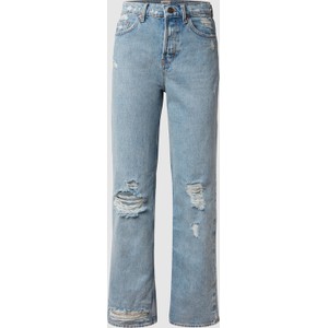 Niebieskie jeansy Bdg Urban Outfitters z bawełny
