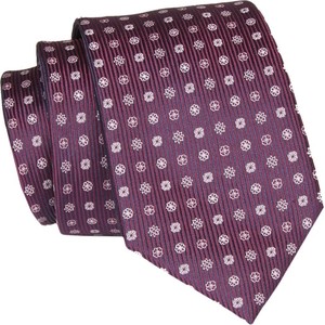 Fioletowy krawat Angelo Di Monti