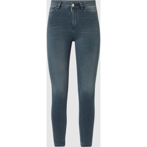 Granatowe jeansy Review z bawełny w stylu casual