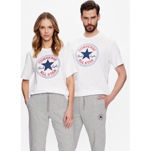T-shirt Converse z okrągłym dekoltem w młodzieżowym stylu