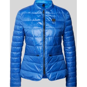 Niebieska kurtka Blauer Usa bez kaptura w stylu casual krótka