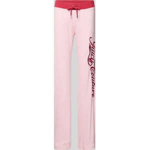 Różowe spodnie Juicy Couture